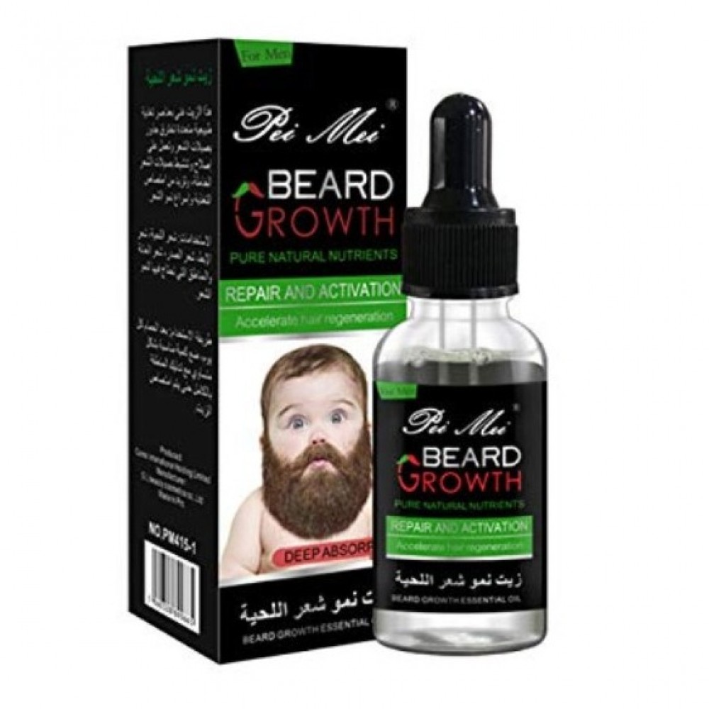 Natural Beard Oil For Mustache Growth & Hair Loss Treatment - Sale price -  Buy online in Pakistan 
